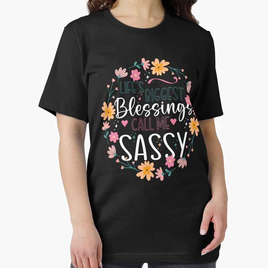 Life’s Biggest Blessings Sassy Floral Grandma by Tujzui