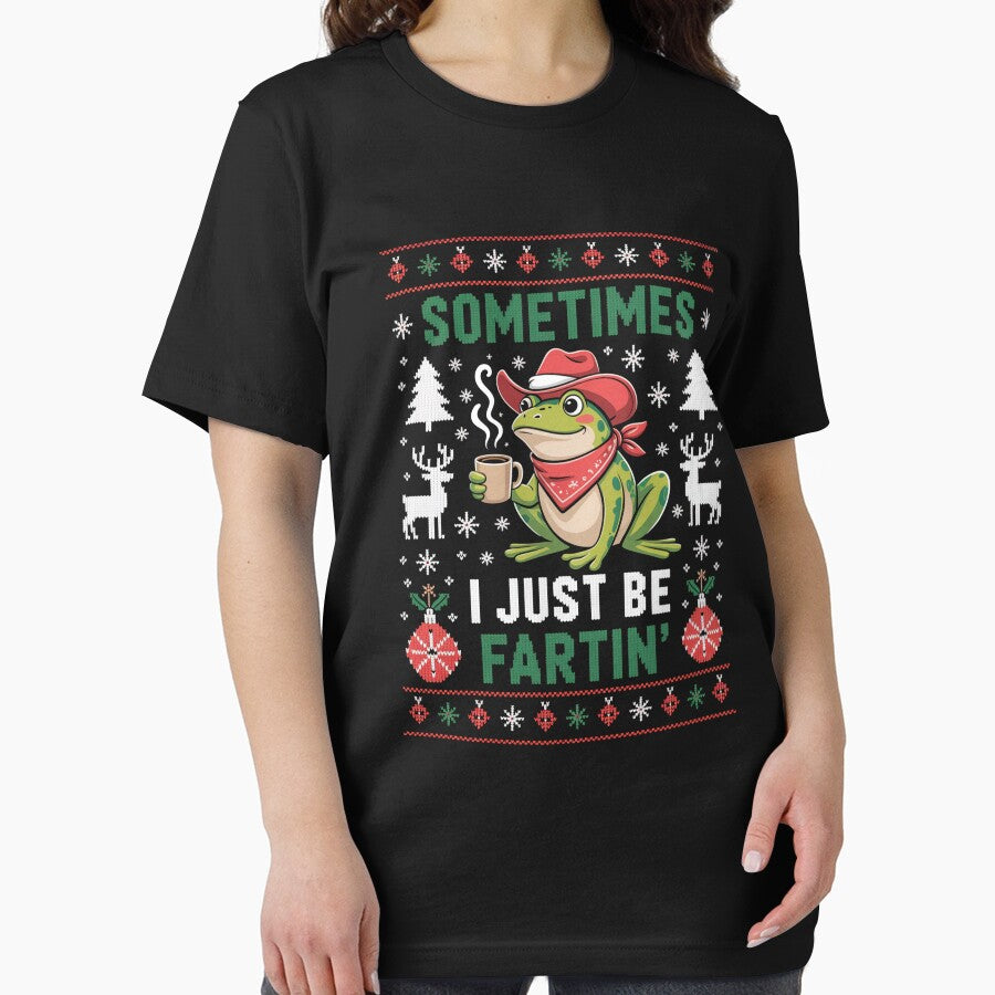 Sometimes I Just Be Farting Frog Christmas by MeowtivationP
