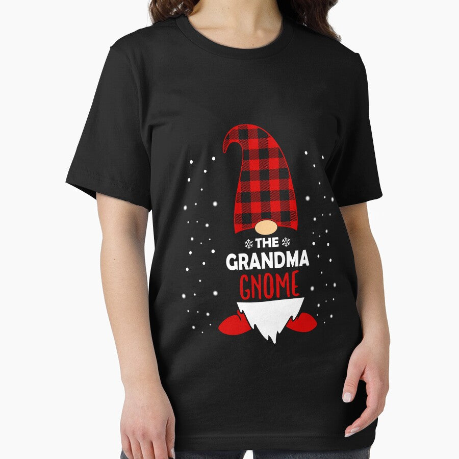Christmas Grandma Gnome Red Plaid Gift by Ibu83