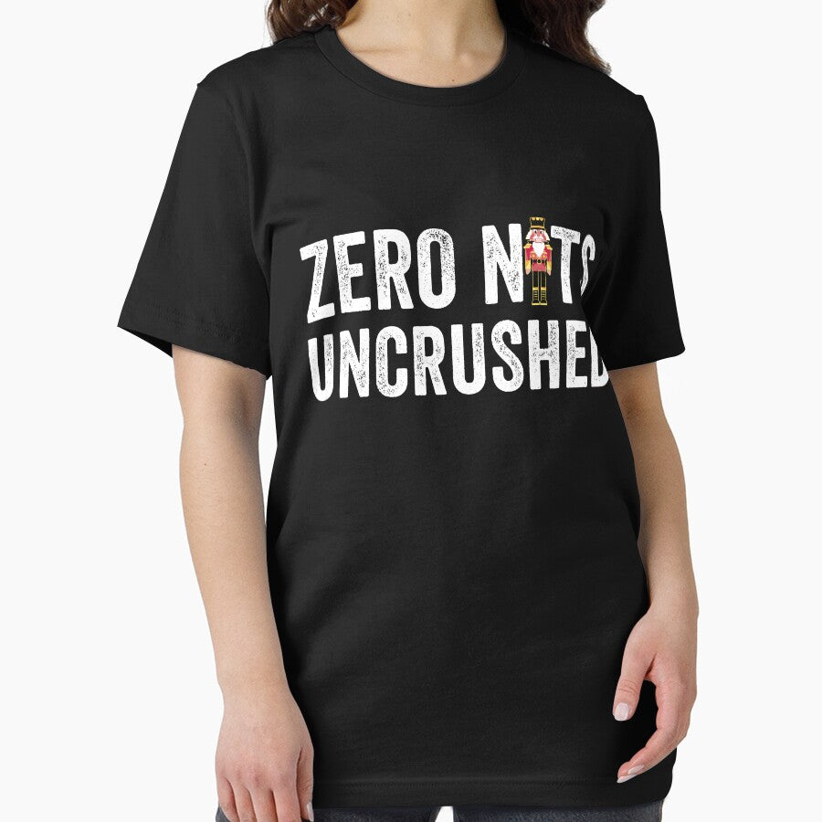 Zero Nuts Uncrushed Funny Adult Christmas Nutcracker Gear by DynamicDesign