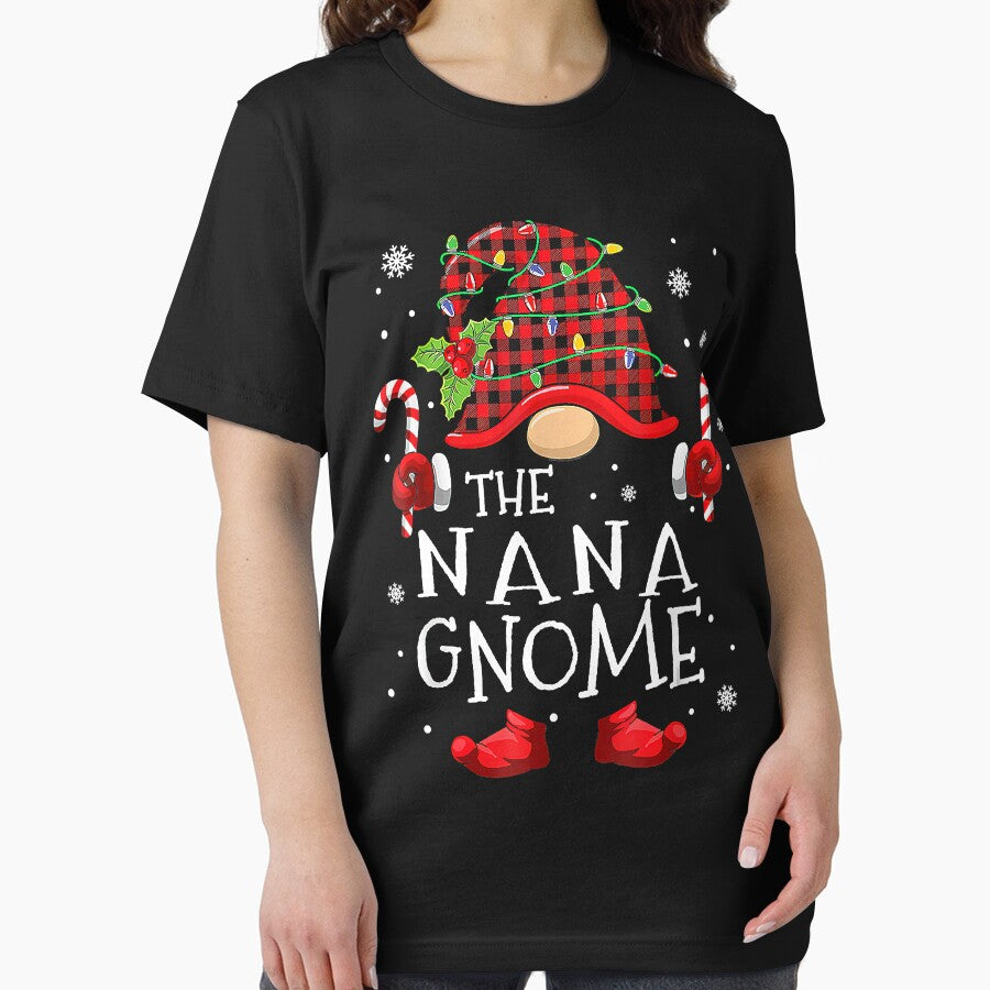 Nana Gnome Buffalo Plaid Matching Family Christmas Pajama by JodyBoling