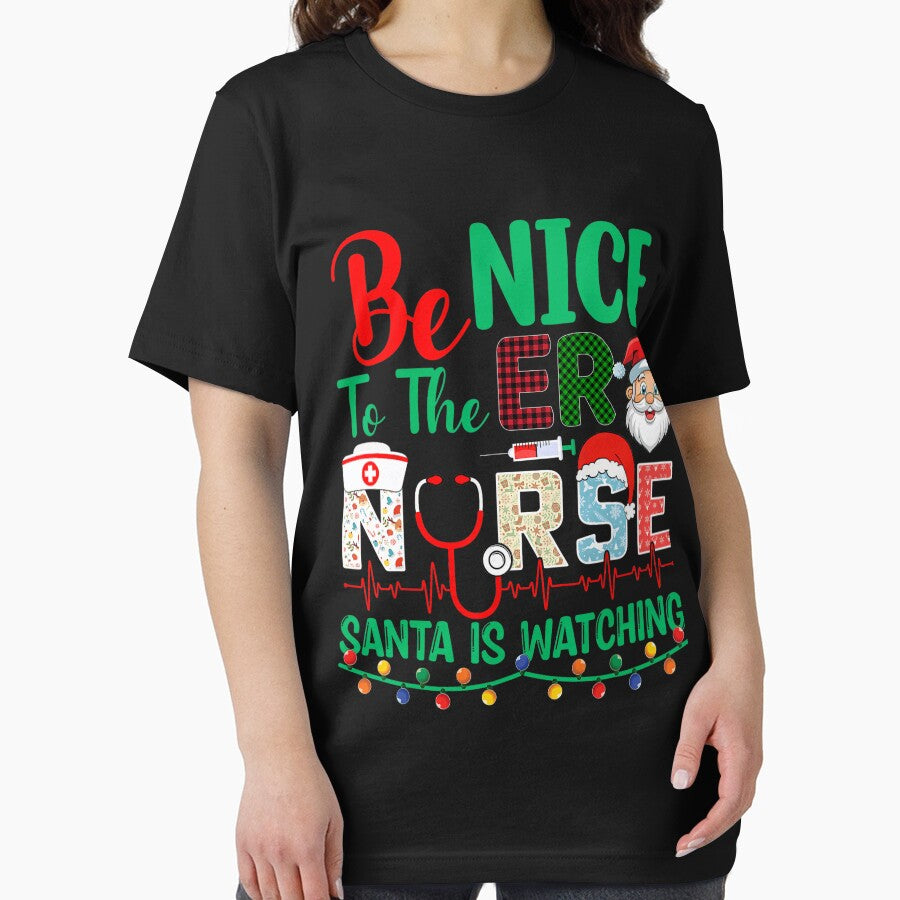 is Retro The Classic Watching Vintage Nurse Nice Be Santa Christmas Nurse To by FrankyTepper