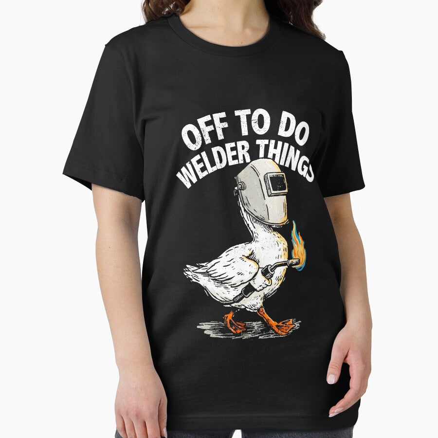 Funny Welding Goose Humor Design by cerima