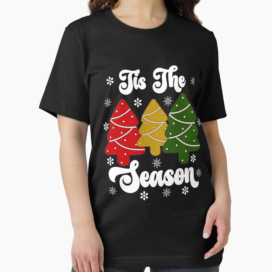 Tis' The Season Christmas Tree Cakes Debbie Xmas T-Shirt by KGN  CREATIVITY