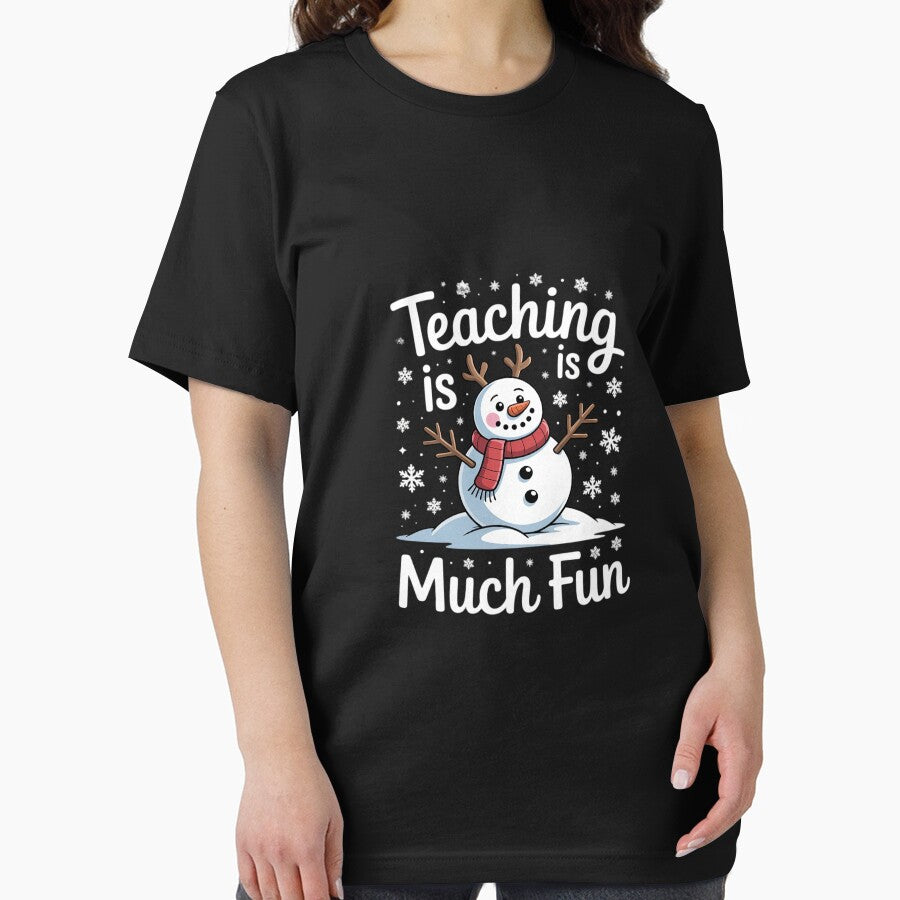 Teaching Is Snow Much Fun Winter Teacher Christmas by MarkLeedsArt