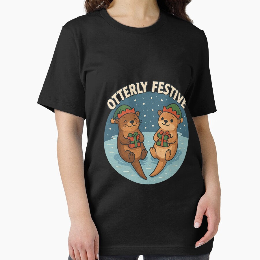 Otterly Festive – Cute Otter Christmas Shirt for Animal Lovers and Pun Fans by AddictiveDesign