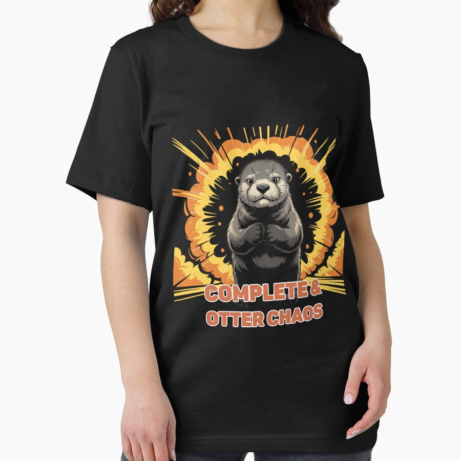 Complete and Otter Chaos – Explosive Otter Design with Funny Animal Pun by TinaMDedrick