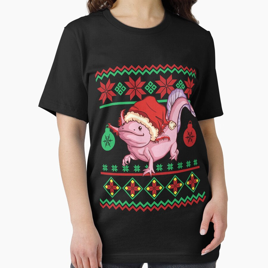 Xmas Axolotl Christmas Sweater by PrinChic!