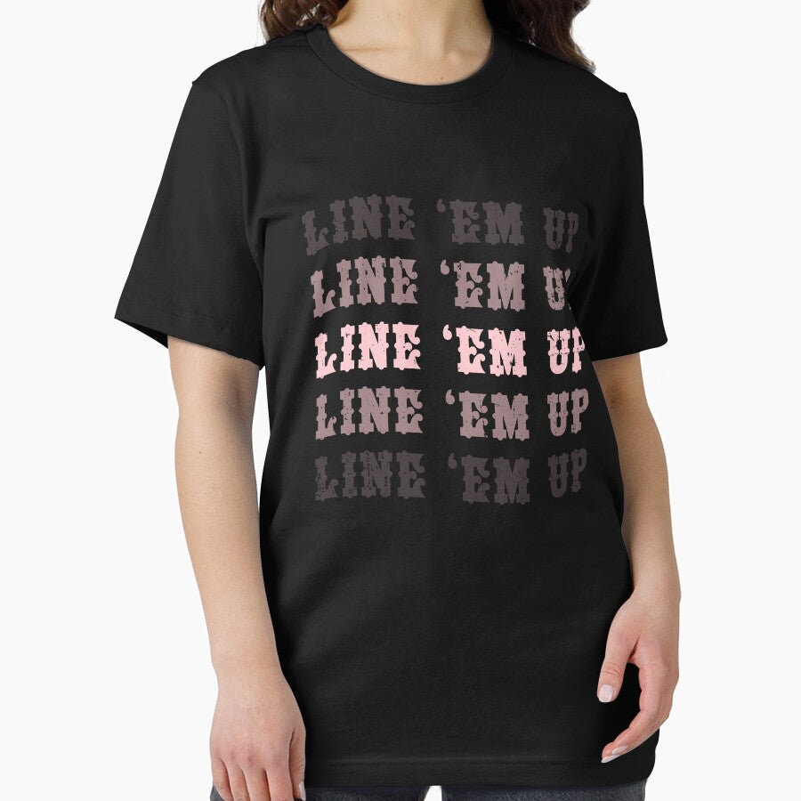 Line 'Em Up Horseback Cute Country Concert by BELASKRI STORE