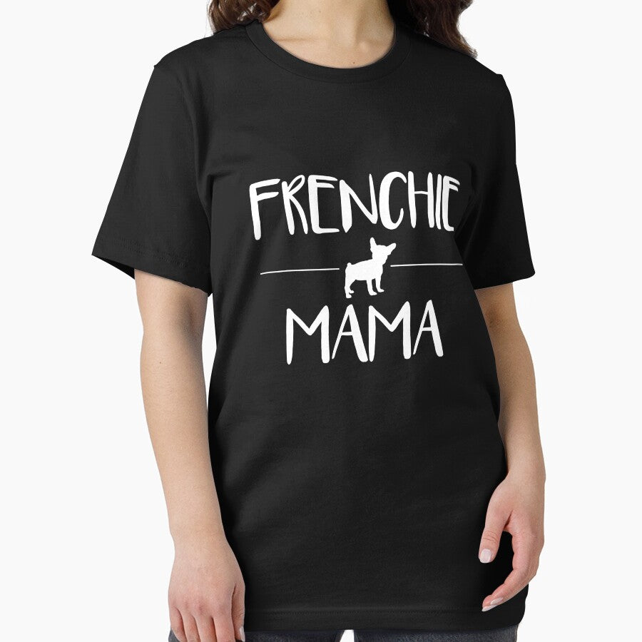 Frenchie Mama, Cute Dog Mom, Funny Women's Dog Lovers by DESIGNNOUR