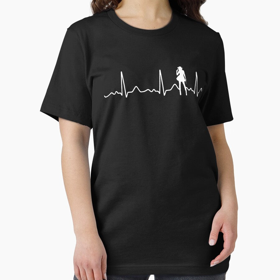 Cowgirl - heartbeat, pulse, heart line, ecg by Mohja-Design