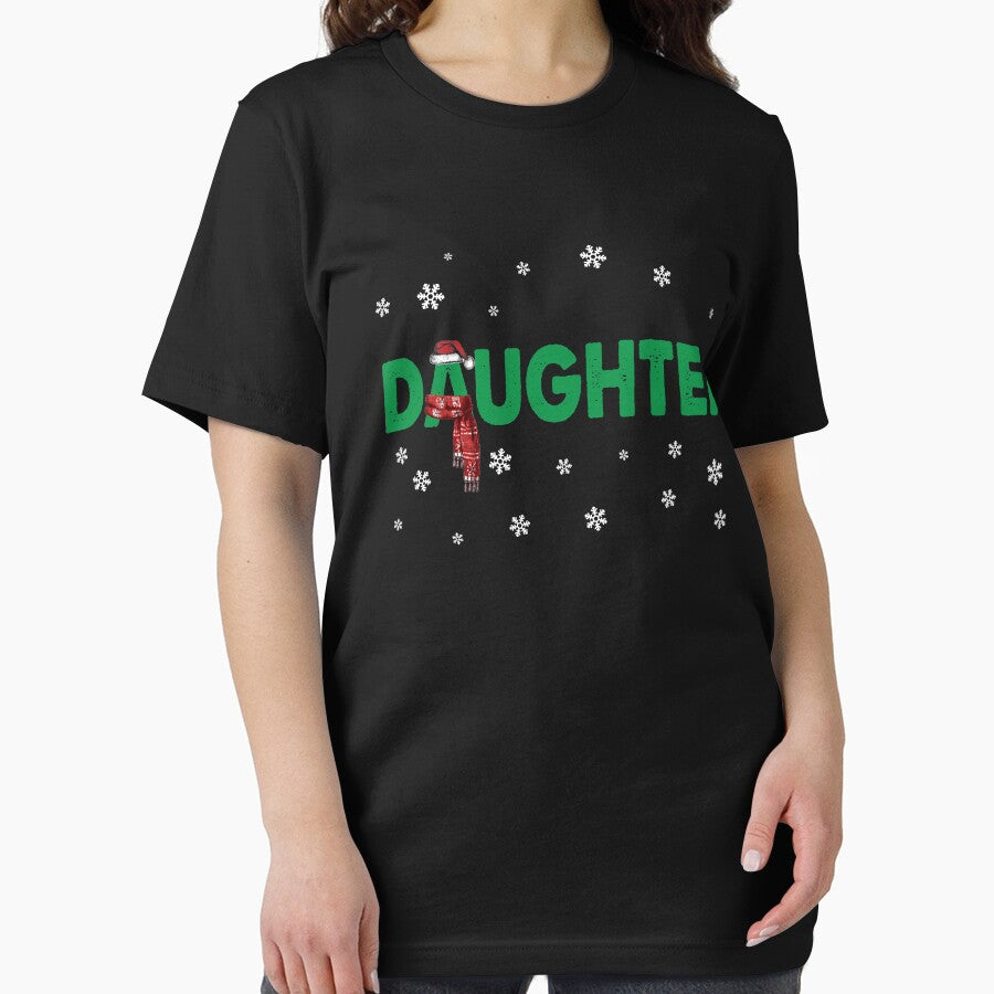 Daughter T-Shirt Christmas Santa Hat Family Matching Pajamas by thuthuatna