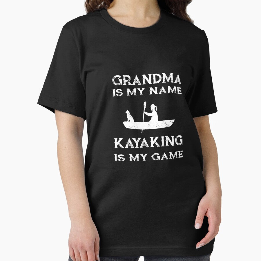 Kayaking paddling Grandma is my name tshirt by sols