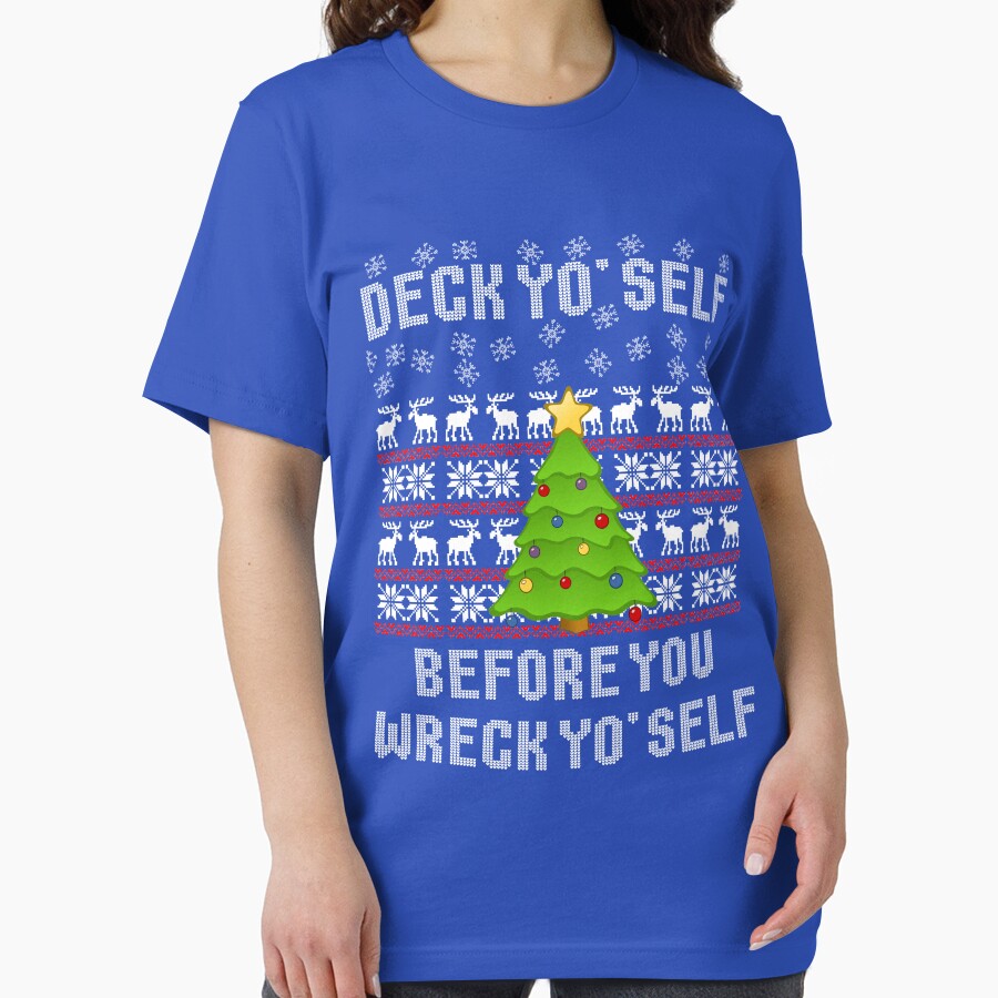 Check Yo Self Before You Wreck Yo Self Ugly Cherly The Talk Christmas Sweater Shirts by ravishdesigns
