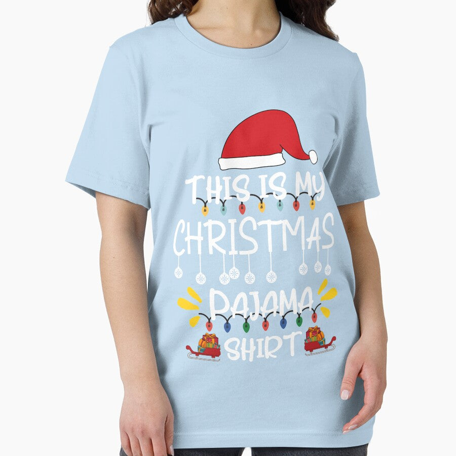 This Is My Christmas Pajama Shirt Funny Matching Family Christmas by Kaladzishop