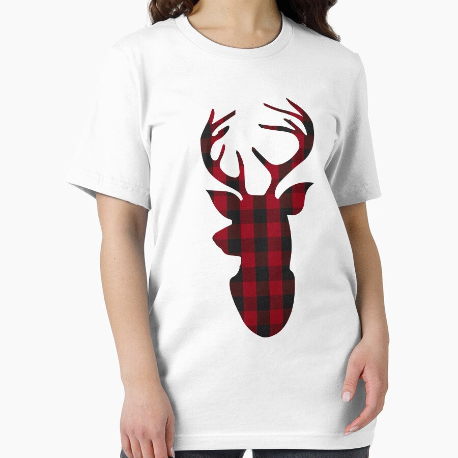 Plaid Deer Christmas Shirt, Christmas Shirt, Funny Christmas Shirt, Christmas Party Shirt by Nrlifecreations