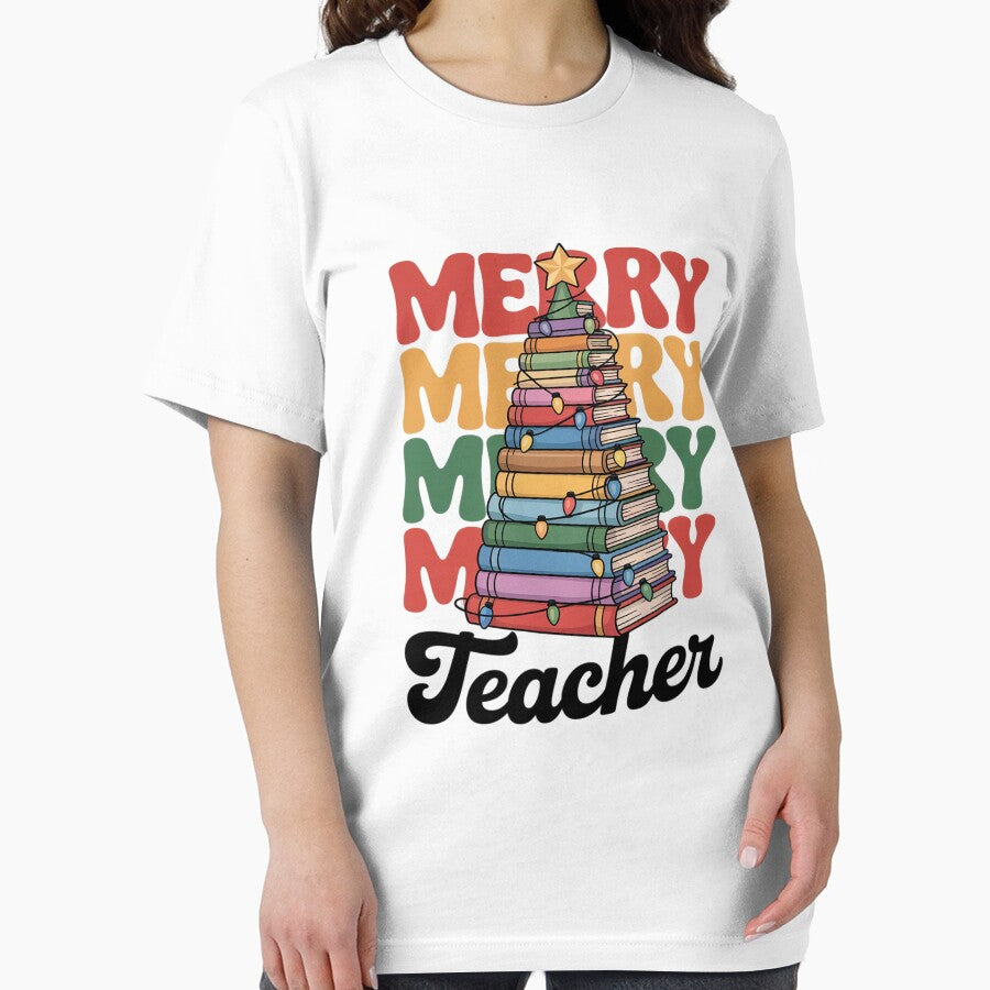 Merry Teacher Tree Teacher Christmas by VladoZork