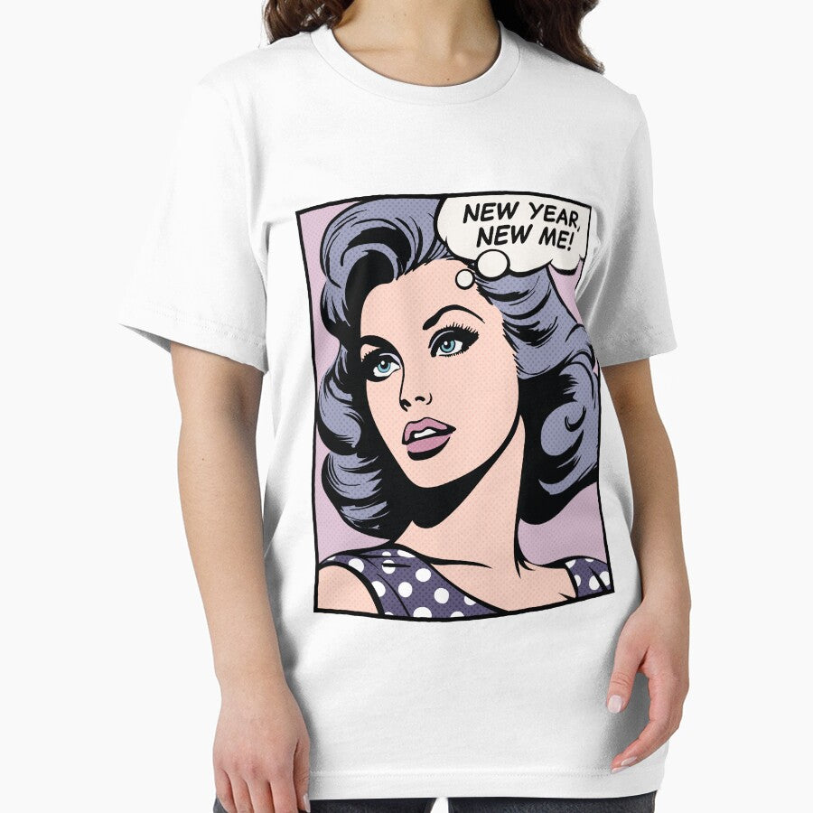 New Year, New Me! Pop art girl by PaulSDesign