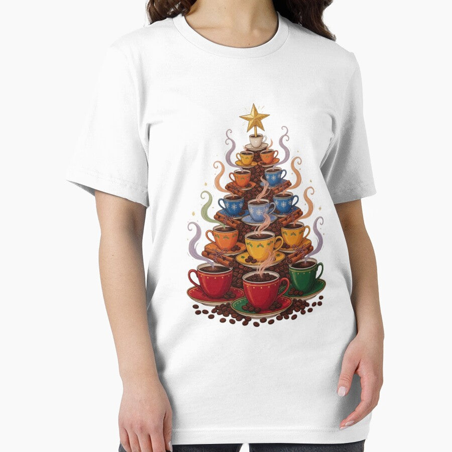 Coffee Christmas Tree Lover Barista Christmas Holiday by CF_VintageDesign
