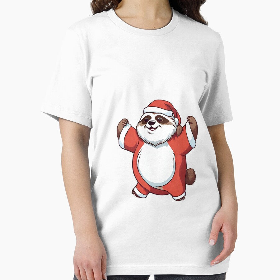 santa sloth Christmas by doodlelike