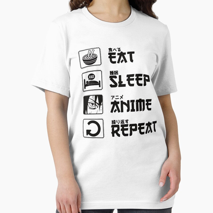 Eat Sleep Anime Repeat by ubantee