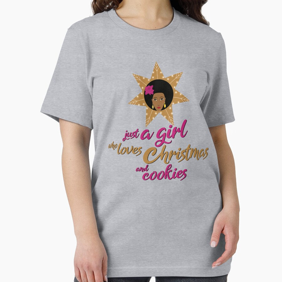 just a girl who loves christmas and cookies, cute black girl by KittySSmith