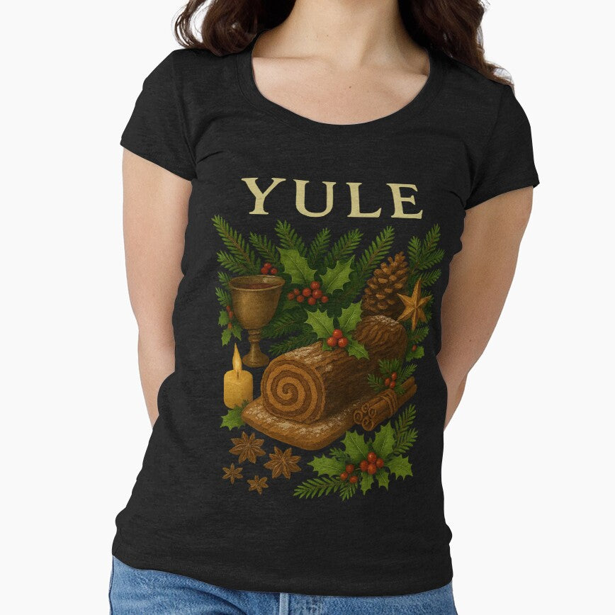 Yule Magic - Pagan Winter Solstice Art by Miagolio