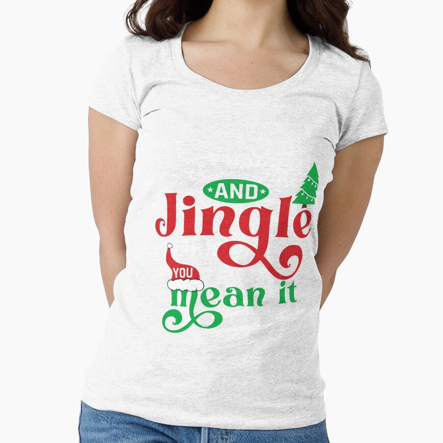 Eat, Drink and Jingle like you mean it, Merry Christmas Quote by Sunnyhova