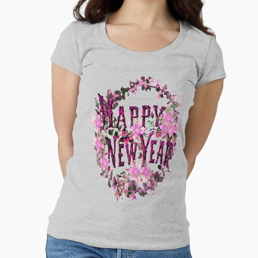 Happy New Year Design Inspired by Nature, 4,Howdy New Year,New Years Celebration, New Years Eve Countdown by Adri Barnard