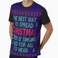 The best way to spread Christmas cheer is singing, Christmas Movie Quote Funny by Sunnyhova