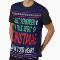Just remember, the true spirit of Christmas lies in your heart, Christmas Movie Quote Funny by Sunnyhova