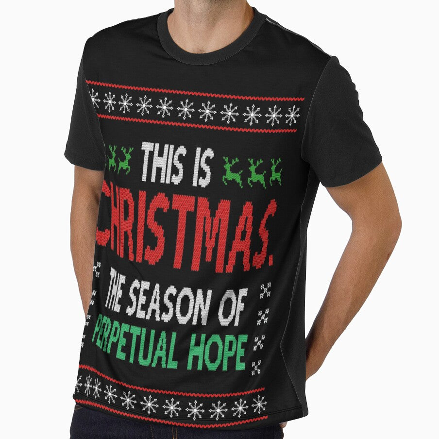 This is Christmas, the season of perpetual hope, Xmas Movie Quote Funny by Sunnyhova