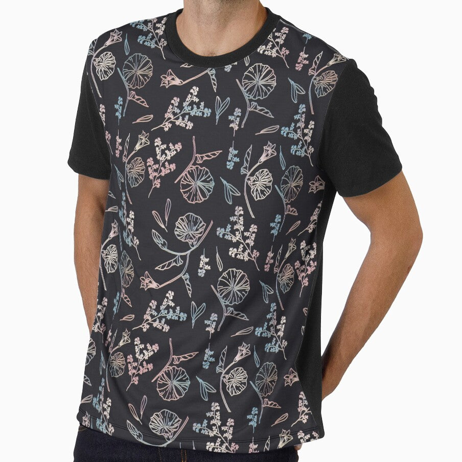 lowkey trans flower pattern by goblinbabe