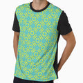 peaceful sank drawings love seamless colorful repeat pattern by Abrahamjrnd