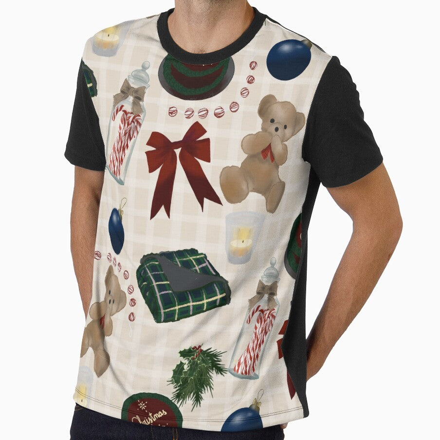 Cozy Digital Hand drawn Seamless Christmas Pattern by dreamseller88