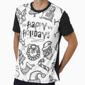Happy holidays pattern by KarolisLT