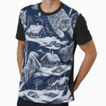 Beware the Yule Cat Snow Toile | Jolakotturinn Icelandic Folklore Pattern by StickyGuys