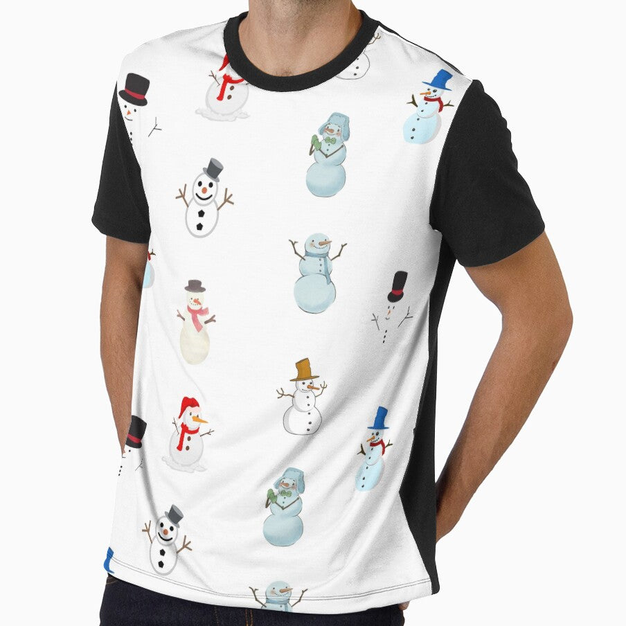Various Cute Snowmen For Christmastime by Teepocalypse
