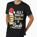 All I Want for Christmas is Books - Bookworm Holiday Gift by PunchDrop