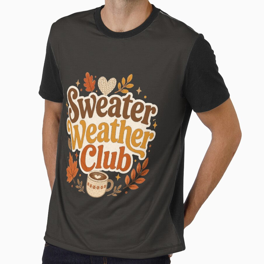 Sweater Weather Club Cute Cozy Fall Design – Smooth Charcoal by Bright Little Things