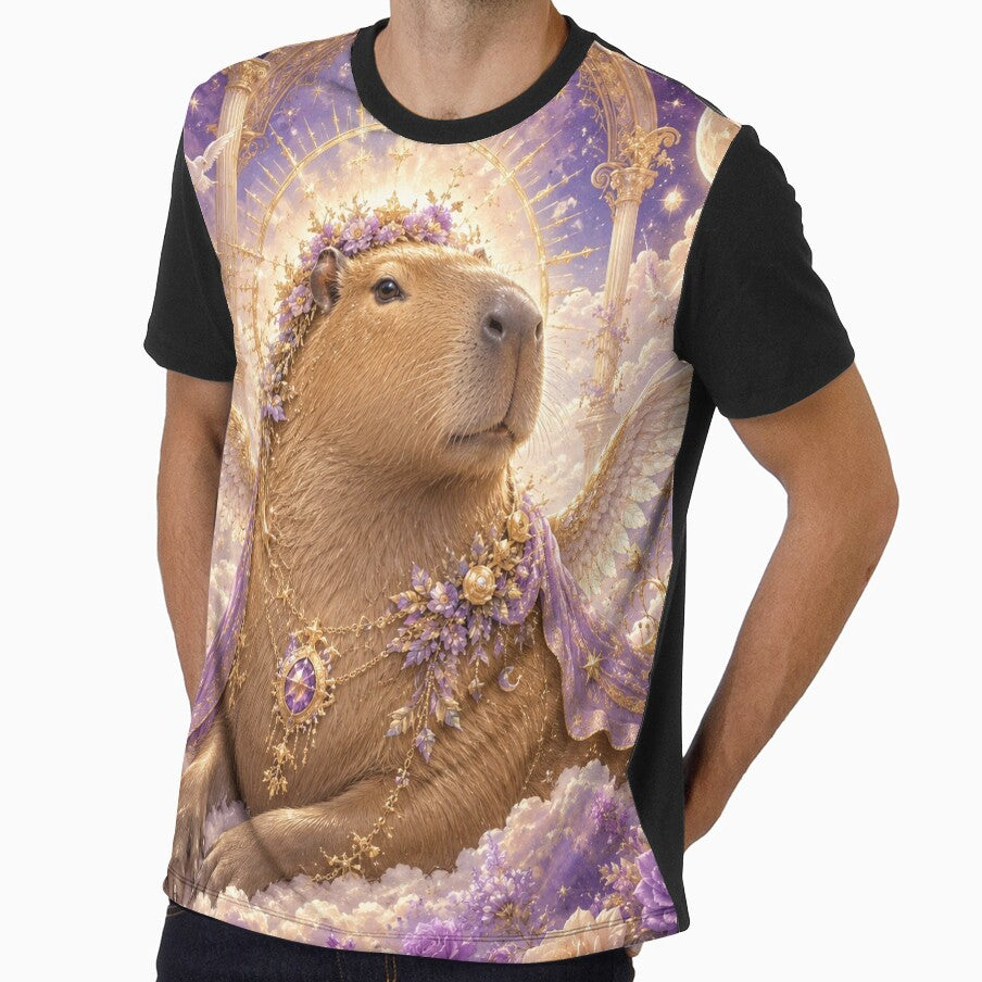 Angelic Heavenly Consecrated Capybara by Weirdwildco69