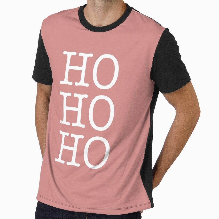 HO HO HO Dusty pink Christmas by Latte Design