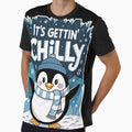 Chilly Penguin Design - Cute Winter Art by Witsprings