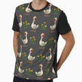 Duck funny pattern dark grey by BeebooDesign