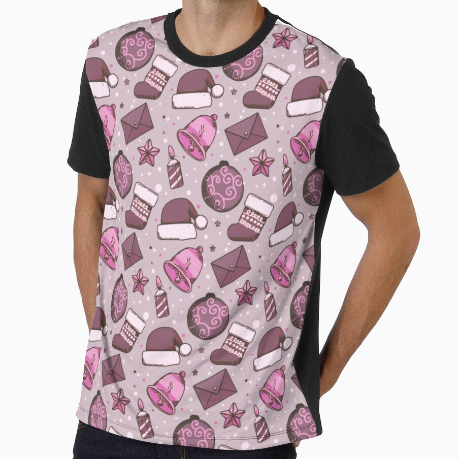 Pink Christmas Pattern by HappyLifeCreate