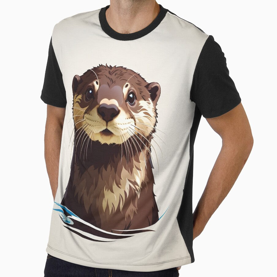 Curious Otter by digiscapeart
