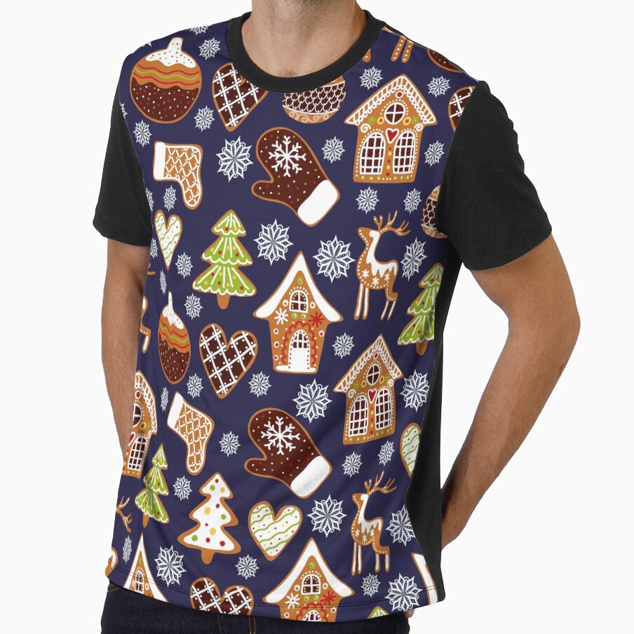 Christmas Holiday Gingerbread Pattern by muskitt