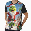 Green Christmas Monster – Funny Holiday Illustration by NAJEEBBOY