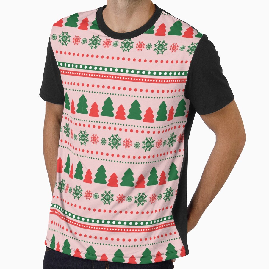 Pink Christmas pattern by reka88