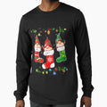 Gnome In Christmas Sock Funny Pajamas Family Gnome Lover by brita797